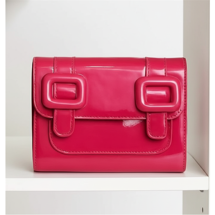 Bubblegum Buckle - Patent Mini Bag