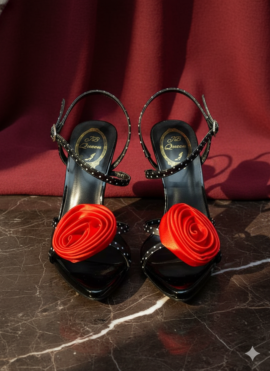 Scarlet Rose Elegance Heels