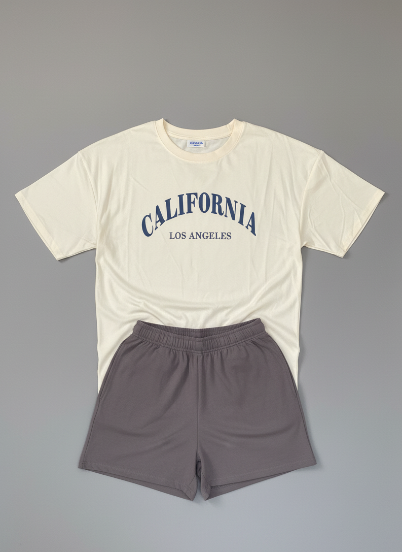 Golden State Comfort Tee & Shorts Set
