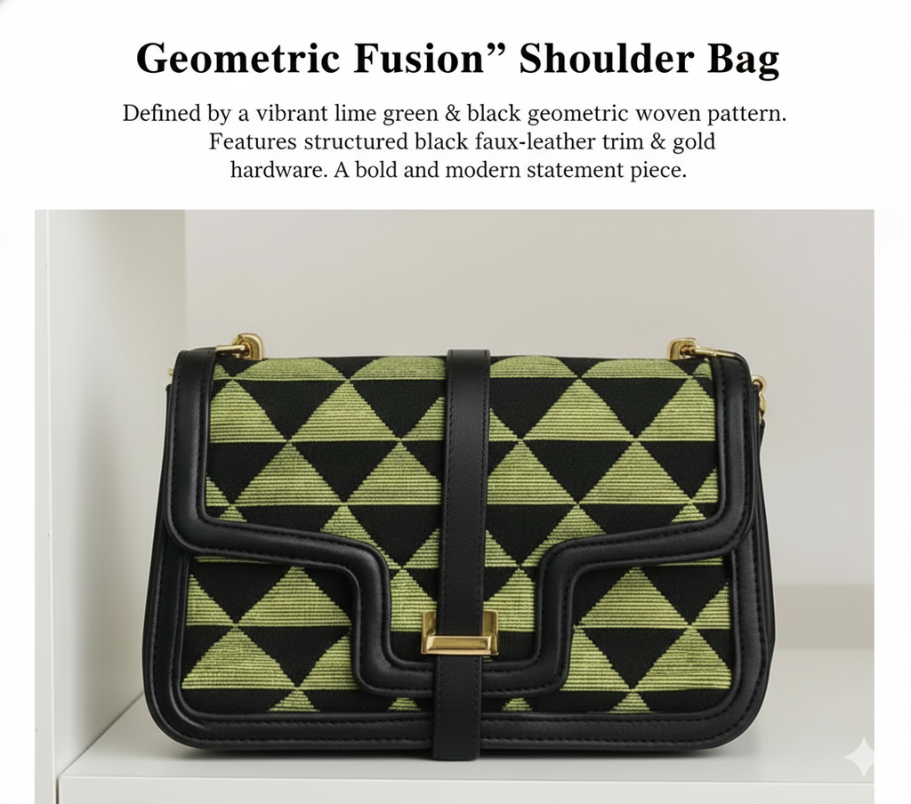Geometric Fusion - Shoulder Bag