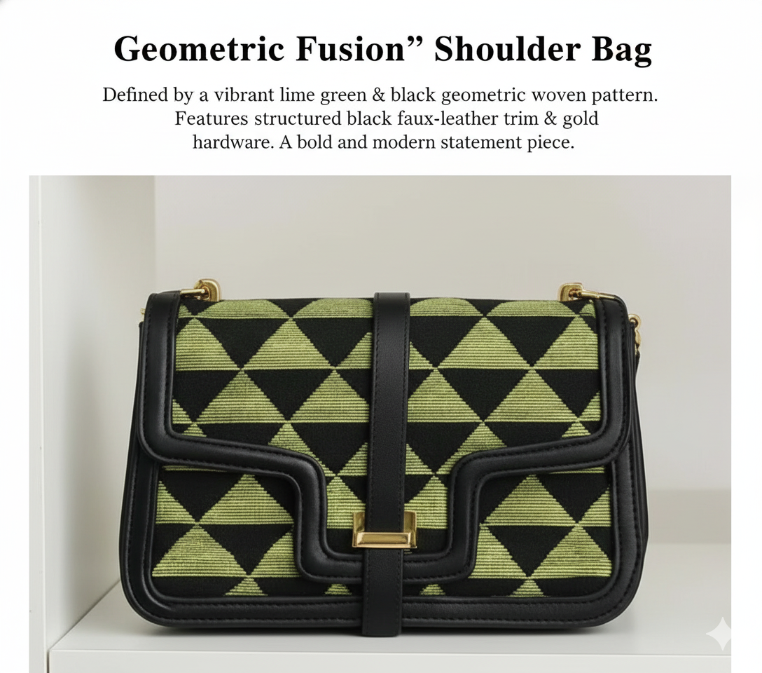 Geometric Fusion - Shoulder Bag