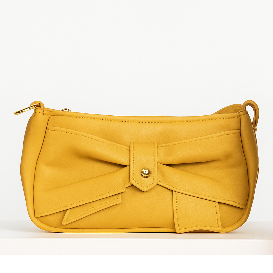 Golden Bow Mini Shoulder Bag