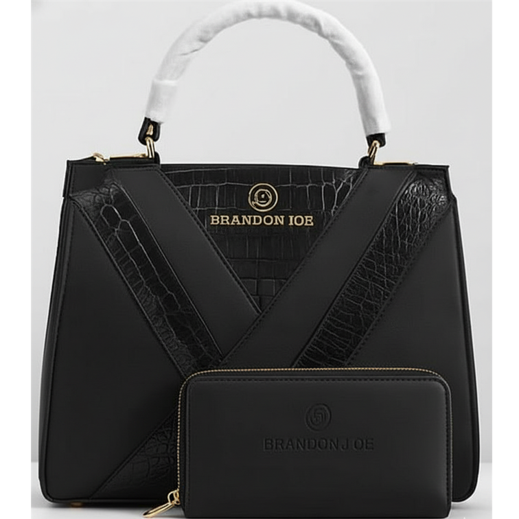 BRANDON JOE Executive Allure Handbag & Wallet Set