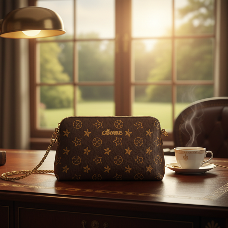 Heritage Icon Monogram Pouch