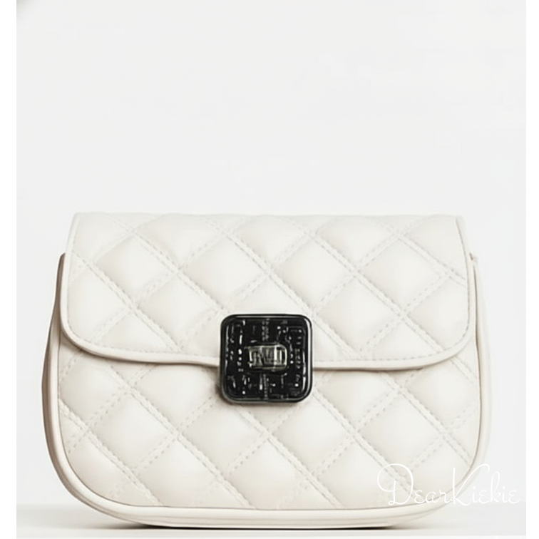 Chic Quilted Charm - Crossbody Bag