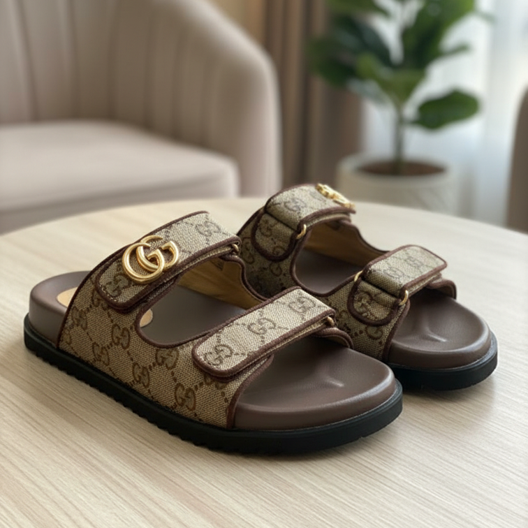 Canvas Slide Sandals