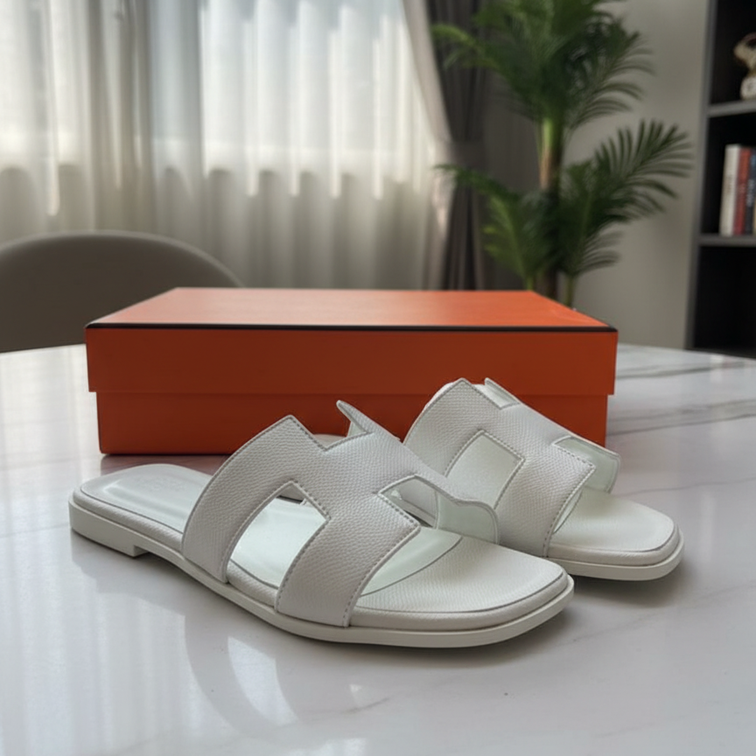 Saffron "H" Strap Flat Sandals