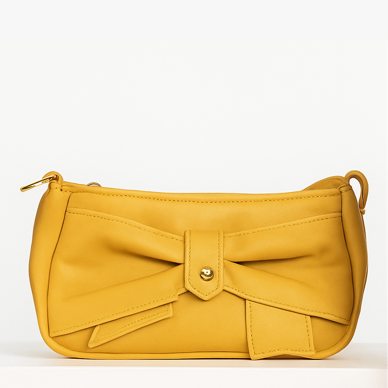 Golden Bow Mini Shoulder Bag